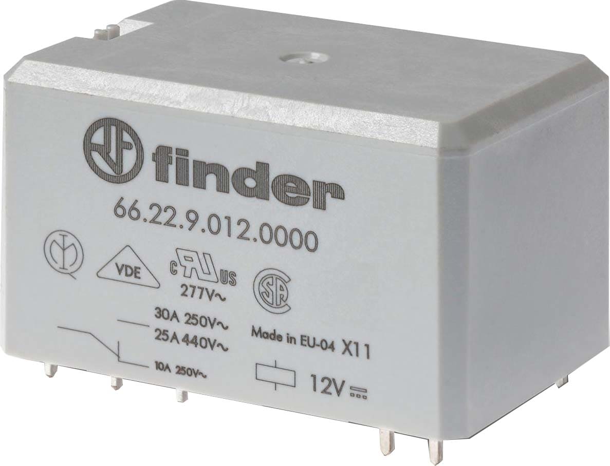 FINDER SPA - FIN662290120000 RELÈ DI POTENZA C.S. 2 CONTATTI 30A