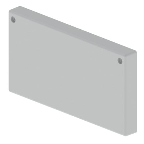 UNEX APARELLAJE ELEC UNY66233 66 COPERCHIO FINALE GRIGIO 100X200 U23X