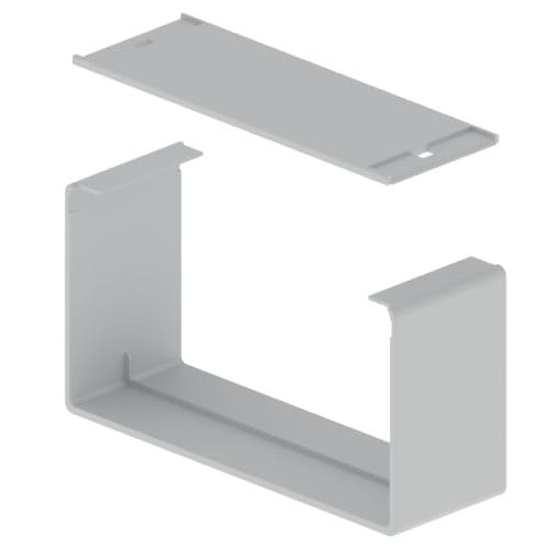 UNEX APARELLAJE ELEC UNY66234 66 COPRI-GIUNZIONI GRIGIO 100X200 U23X