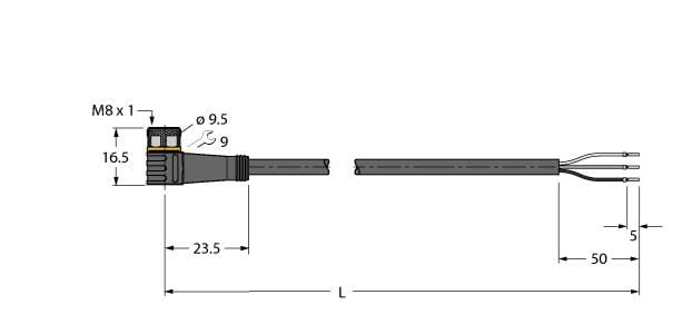 TURCK BANNER SRL TUK6625064 PKW3M-2/TEL