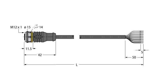 TURCK BANNER SRL TUK6625142 RKC8T-2/TXL