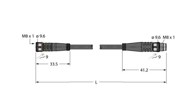 TURCK BANNER SRL TUK6625671 PKG4M-0.6-PSG4M/TXL