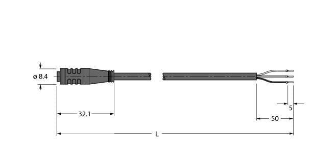 TURCK BANNER SRL TUK6627343 PKG3S-5/TXL