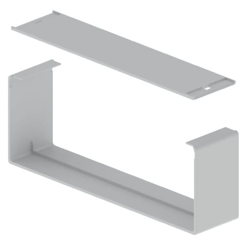 UNEX APARELLAJE ELEC UNY66334 66 COPRI-GIUNZIONI GRIGIO 100X300 U23X