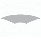 UNEX APARELLAJE ELEC - UNY66511 66 COPERCHIO CURVA PIANA 90 GRIG 500 U2