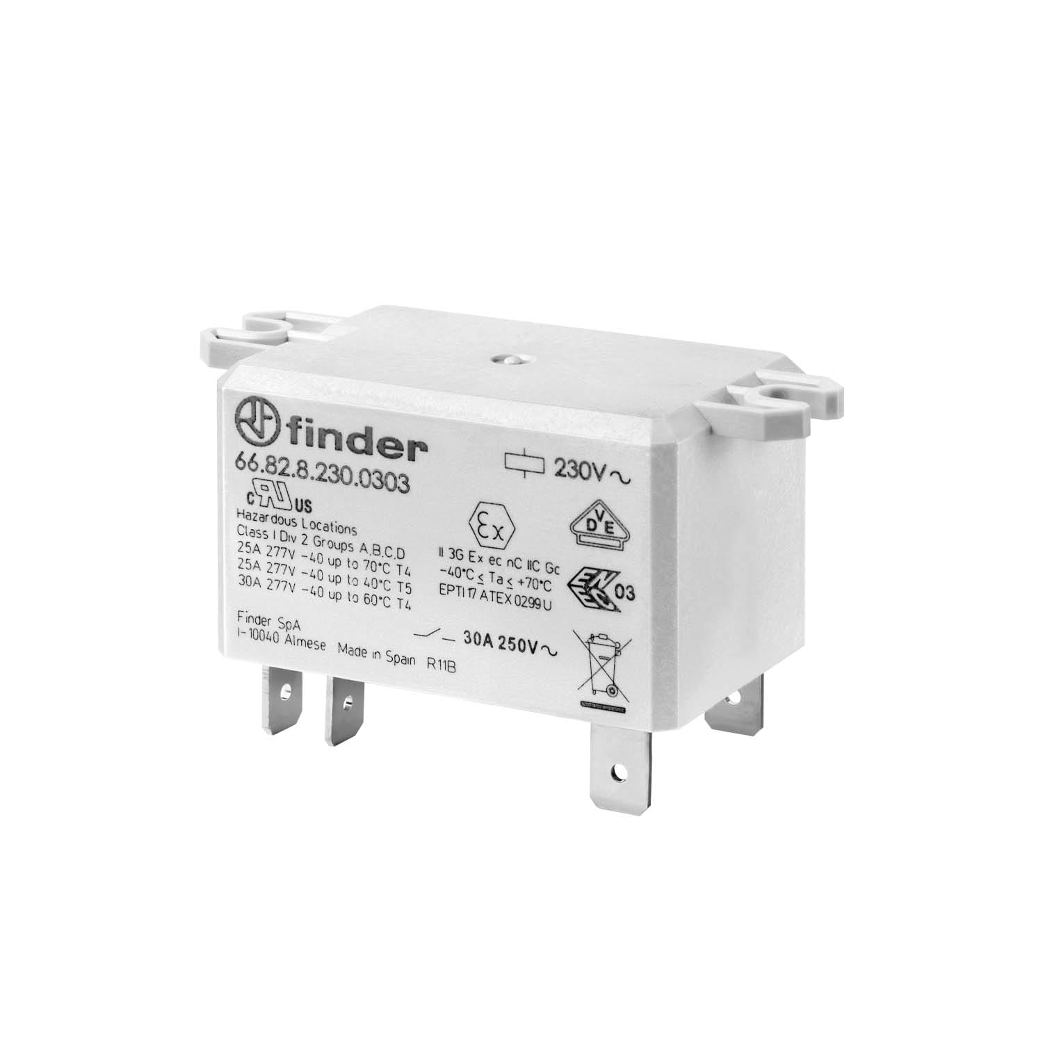 FINDER SPA FIN668282301003 RELE DI POTENZA 2 CONTATTI 30A