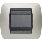 BTICINO - BTIL4802TC LIVING INT - PLACCA 2 POSTI TITANIO CHIA