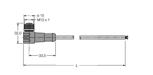 TURCK BANNER SRL TUK6699208 WK4.5T-5/S2500