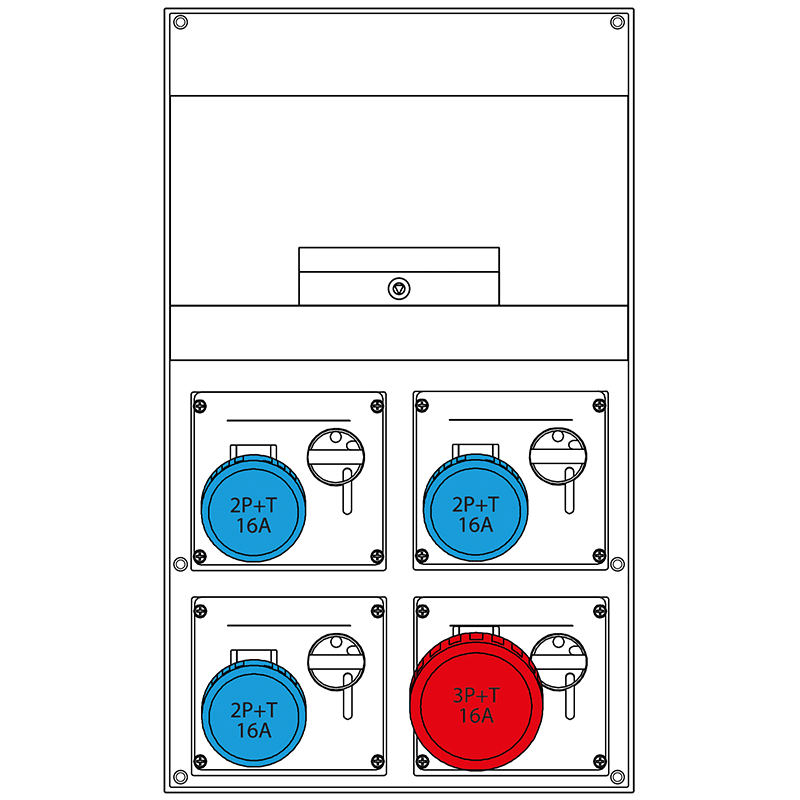 SCAME PARRE SPA - SCA670.6546-08 QUADRO DI DISTRIBUZIONE ASC