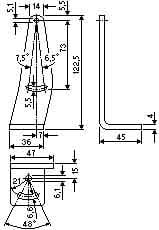 SICK SIK2005806 BEF-WN-W32 MOUNTING BRACKET