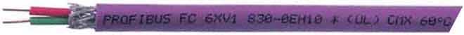 SIEMENS - SIE6XV18300GH10 PROFIBUS FC FOOD BUS CABLE SOLD BY THE M