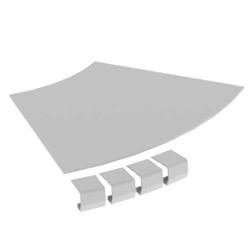 UNEX APARELLAJE ELEC UNY67314-04 67 COP. CURVA PIA 45 GRIG 85X300 R300 U