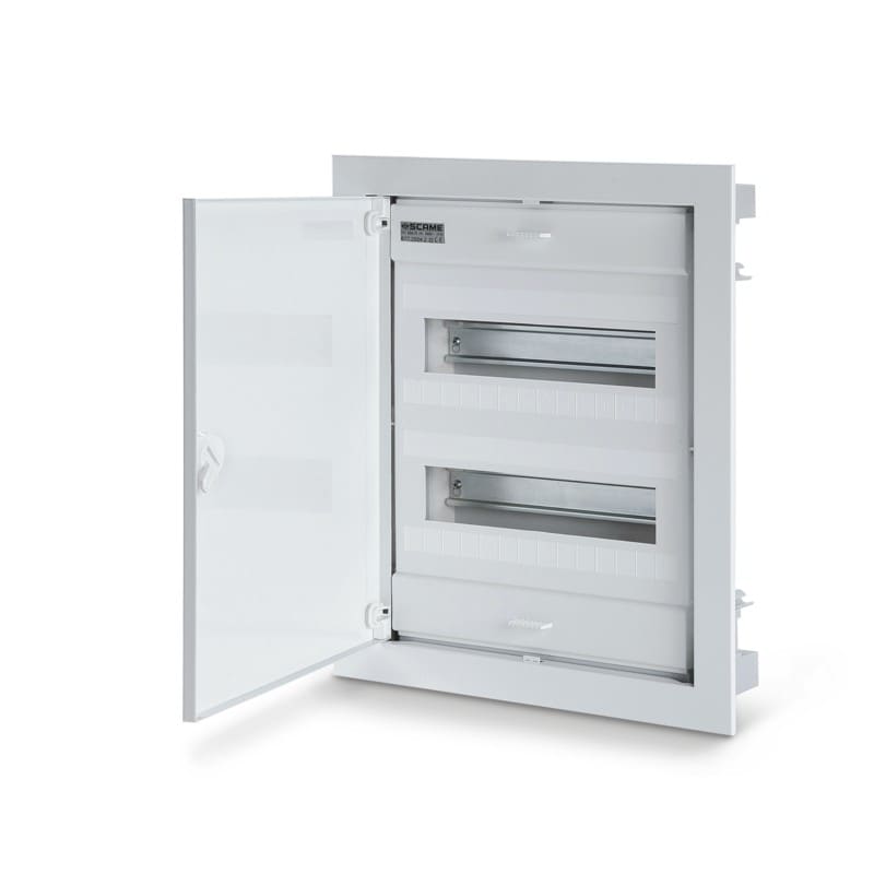 SCAME PARRE SPA SCA677.2024.1 CENTRALINO FILO MURO 2FILE 24DIN 1MORS.