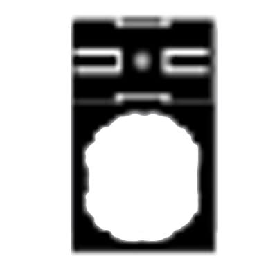 CEMBRE SPA - CEM68002 PORTA-TARGA PTPS-24 TELEMECANIQUE 17X30NERO