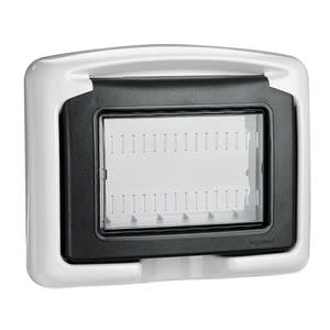 LEGRAND - LEG680633 PLEXO VELA - PLACCA IP55 3M GRIGIA