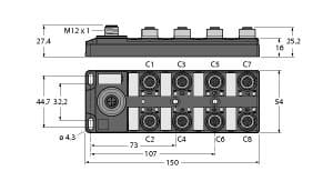 TURCK BANNER SRL TUK6814102 TBIL-M1-16DXP