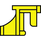 THEBEN SRL THE9343287 CAVALIERI GIALLI PER INTERRUTTORI