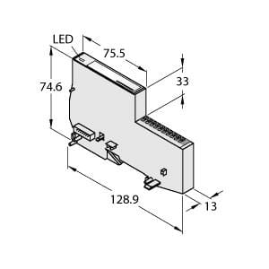 TURCK BANNER SRL TUK6827226 BL20-E-8DO-24VDC-0.5A-P