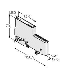 TURCK BANNER SRL - TUK6827227 BL20-E-8DI-24VDC-P