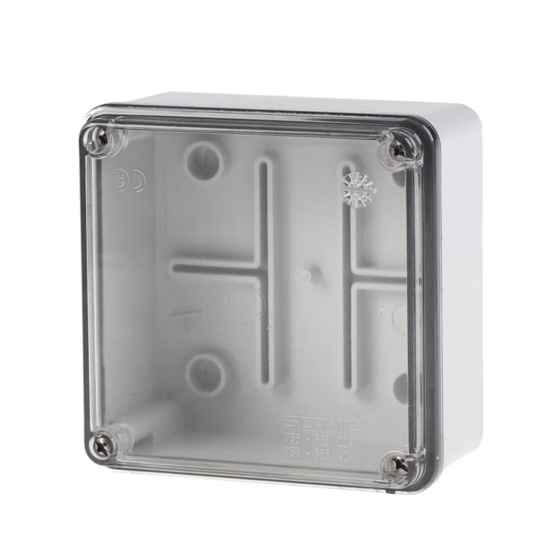 SCAME PARRE SPA SCA686.224 SCATOLA DER.100X100 S/PAS IP56 TRASPAR.