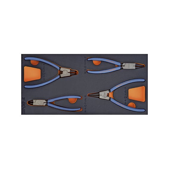 ABC TOOLS SPA ABCN68701100 ASS.DRIVER SYSTEM 4 PINZE