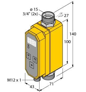 TURCK BANNER SRL TUK6870817 FCMI-3/4D12DYA4P-LIUP8X-H1141