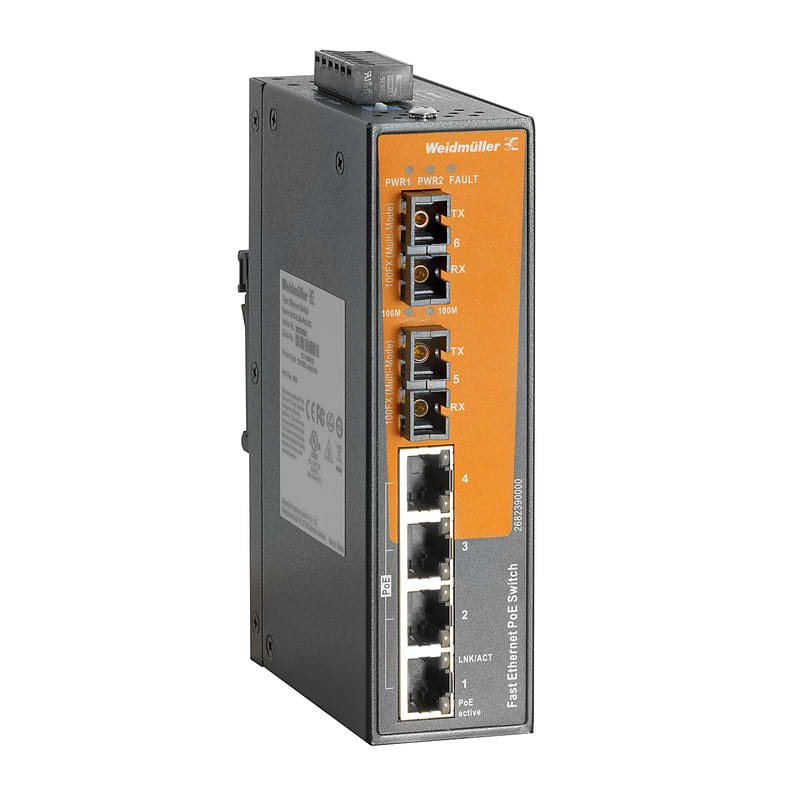 WEIDMULLER - WEI2682390000 IE-SW-EL06-4POE-2SC