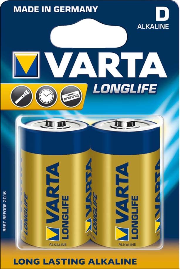 VARTA CONSUMER BATT - VAT04120101412 D (TORCIA) LONGLIFE X2 PHASEOUT BLIST PL