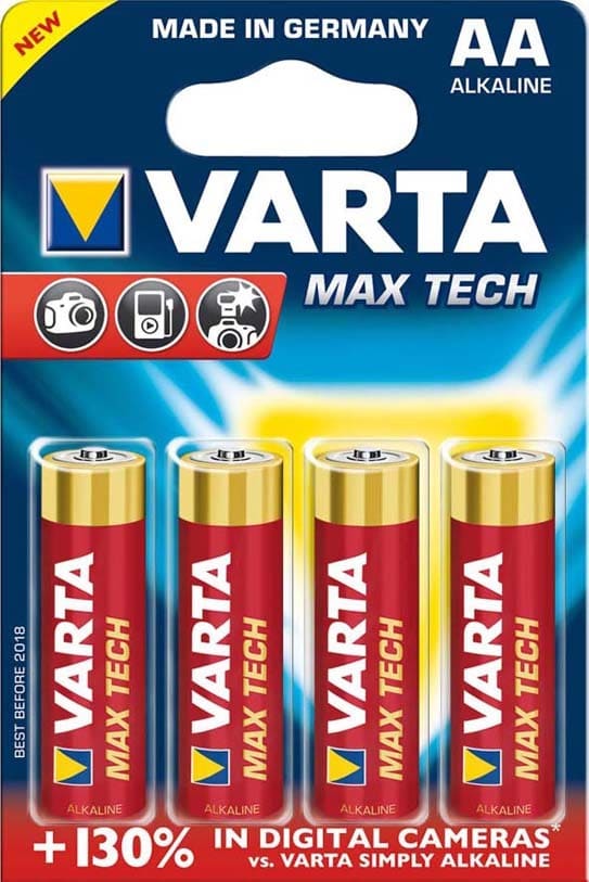 VARTA CONSUMER BATT VAT04706101404 AA (STILO) LONGLIFE MAX POWER X4