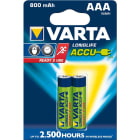 VARTA CONSUMER BATT VAT56703101402 AAA RECHARGE ACCU POWER X2 (800 MAH)