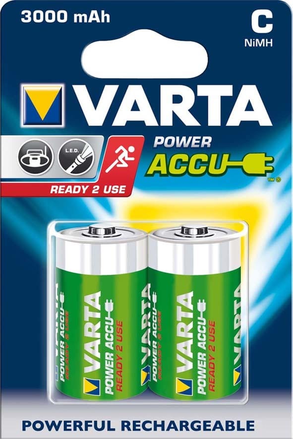 VARTA CONSUMER BATT VAT56714101402 C MEZZA TORC RECACCPOW X2 3000 MAH BLIS