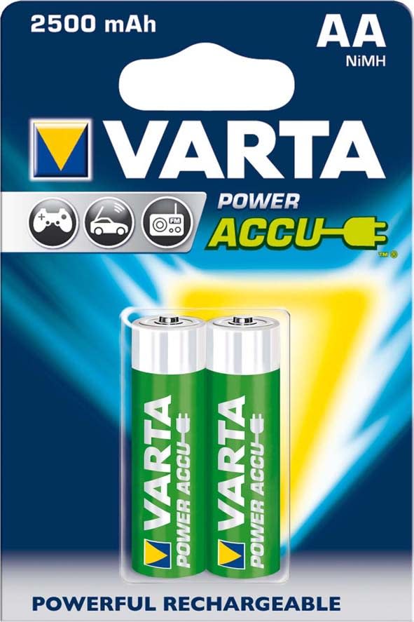 VARTA CONSUMER BATT - VAT56756101402 AA (STILO) RECH. ACCU POWER 2400MAH X2