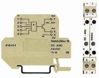 WEIDMULLER WEI8184040000 DK AND 35 24VDC
