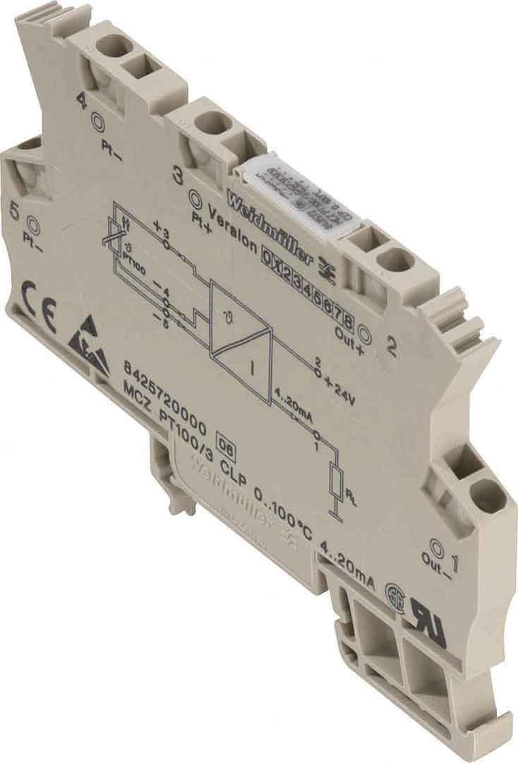 WEIDMULLER - WEI8425720000 MCZ PT100/3 CLP 0...100C
