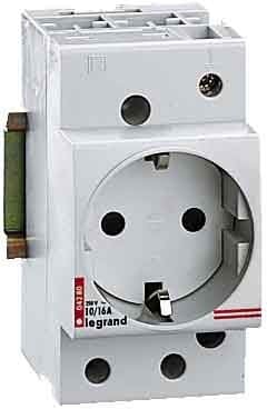 LEGRAND - LEG004285 Verteilereinbausteckdose,Deutsch. Standa