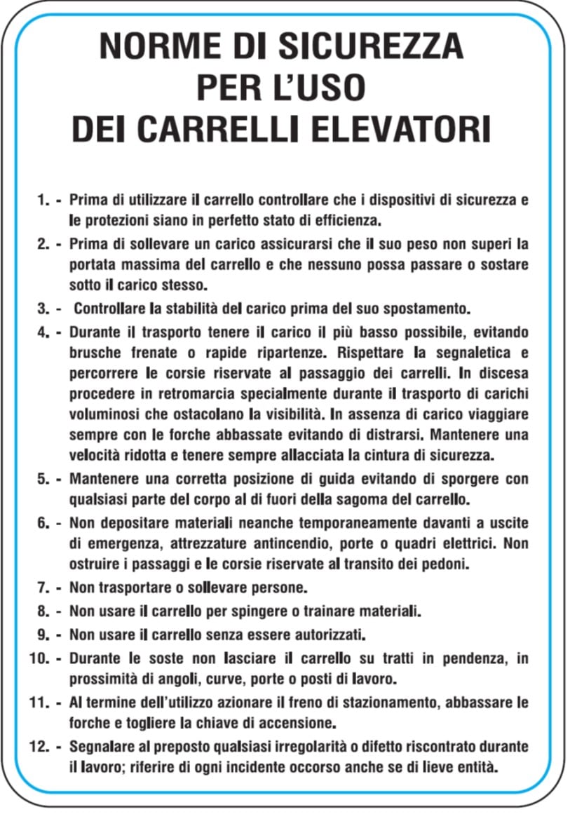 OCMEI SRL - OCM6CR1114-B CART.330X470MM NOR.SIC.USO CAR.ELEV