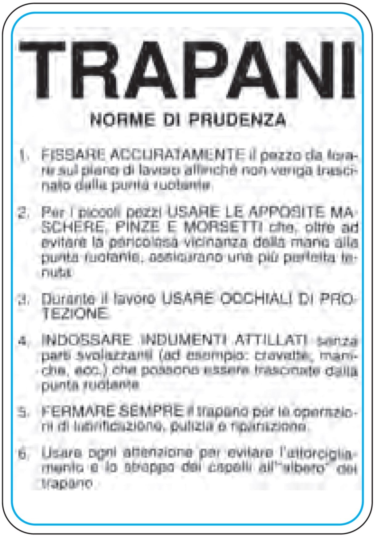 OCMEI SRL OCM6CR1122-B CART.330X470MM TRAPANI - NOR.PRUDEN