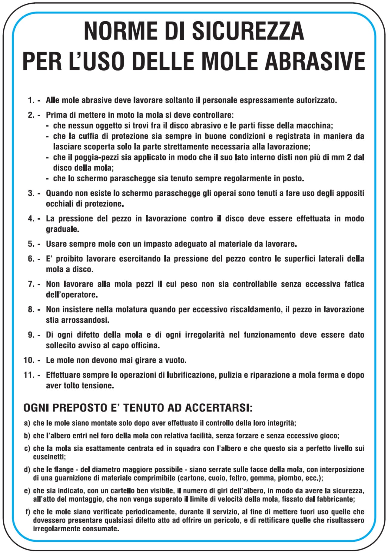 OCMEI SRL - OCM6CR1147-B CART.330X470MM NOR.SIC.USO MOLE ABR