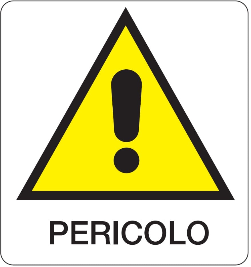 OCMEI SRL OCM6CR154-B CART.330X350MM PERICOLO