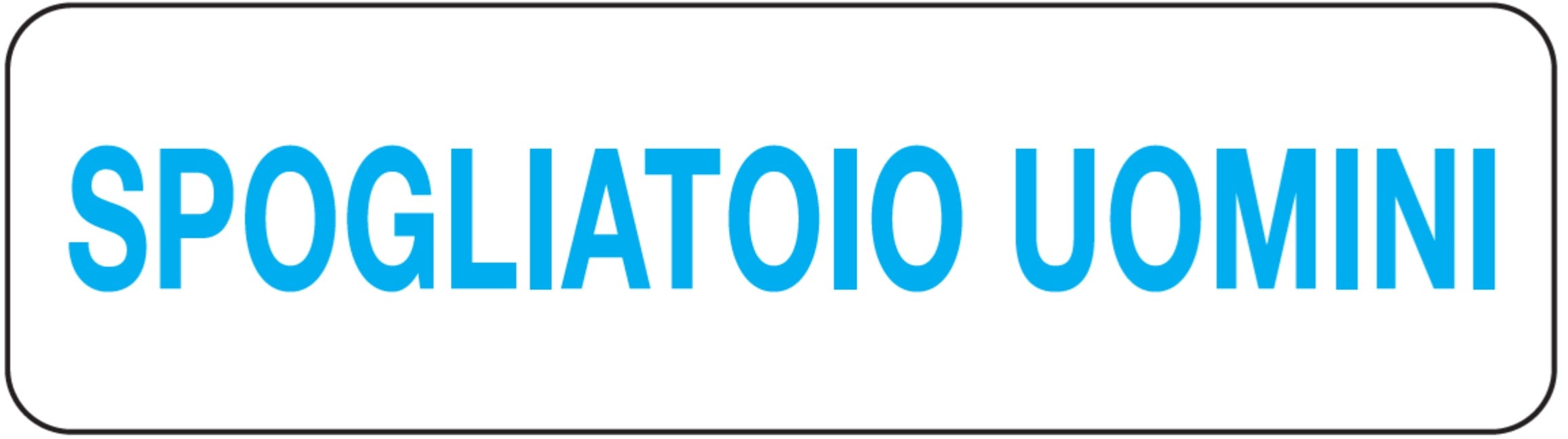 OCMEI SRL - OCM6CR2014 CART.290X80MM SPOGLIATOIO UOMINI