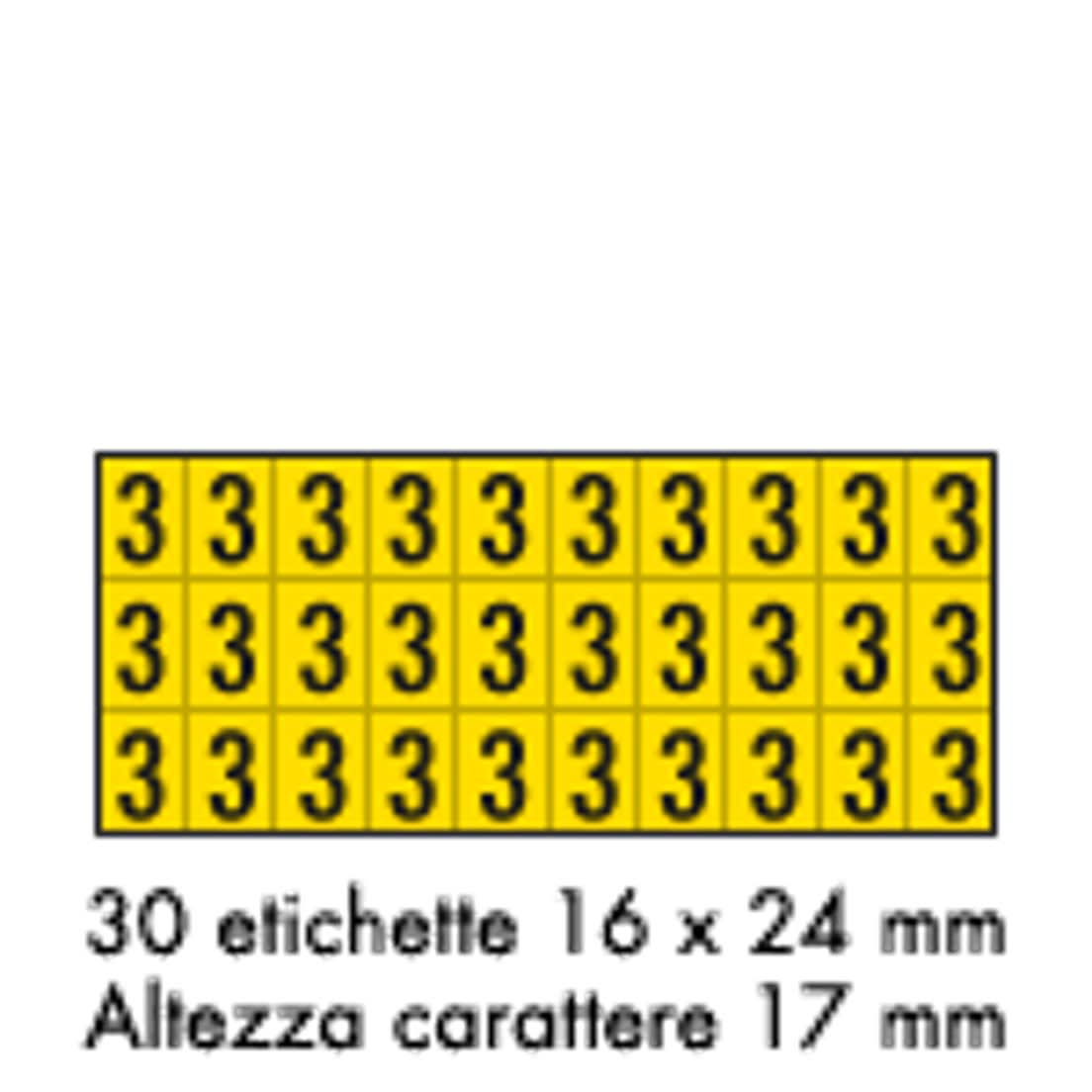 OCMEI SRL - OCM6CR2600-3-GN FOGLIO LETT.-NUM. MM 175X80 (CF.10)