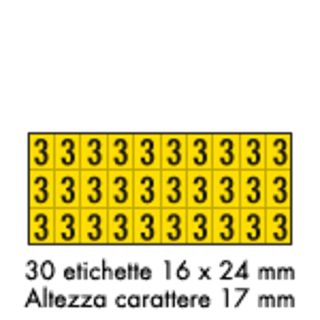 OCMEI SRL OCM6CR2600-3-GN FOGLIO LETT.-NUM. MM 175X80 (CF.10)