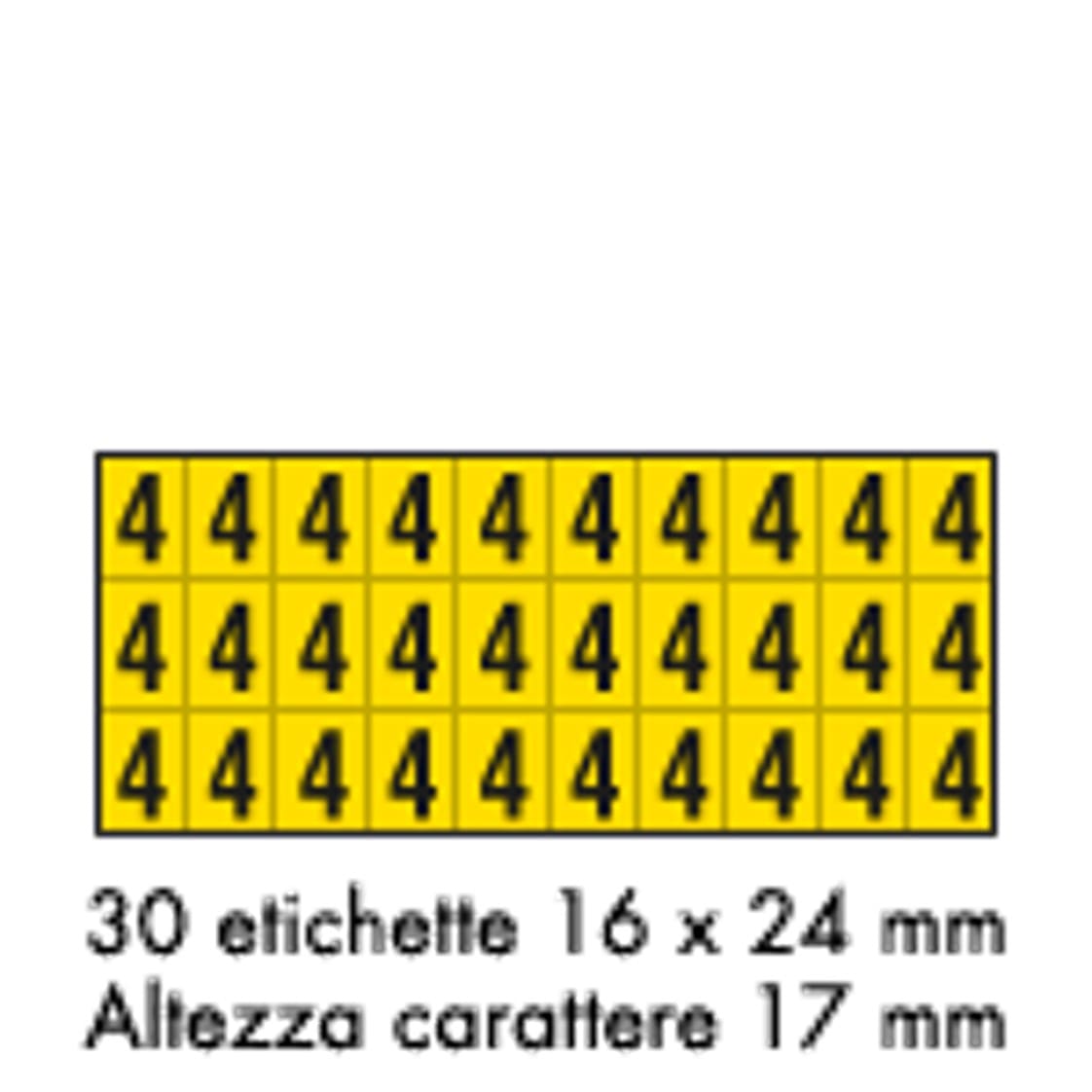 OCMEI SRL - OCM6CR2600-4-GN FOGLIO LETT.-NUM. MM 175X80 (CF.10)