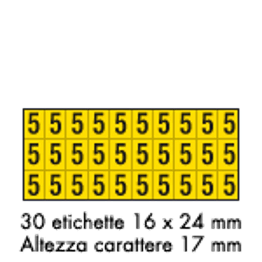 OCMEI SRL - OCM6CR2600-5-GN FOGLIO LETT.-NUM. MM 175X80 (CF.10)