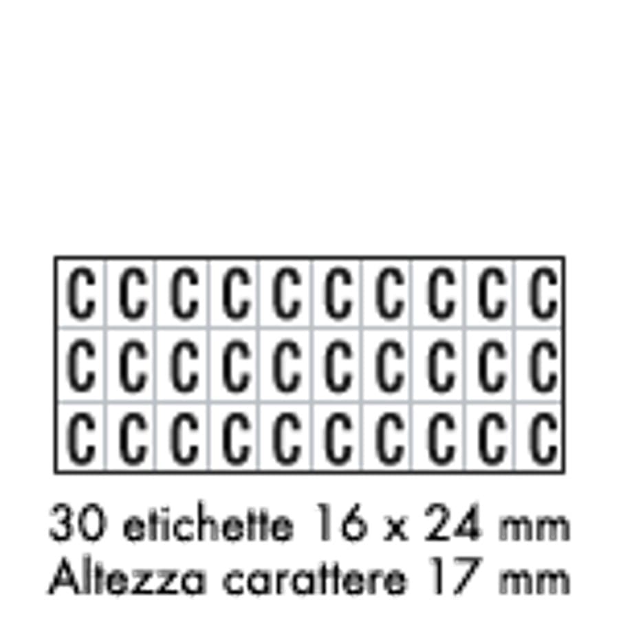 OCMEI SRL OCM6CR2600-C-TN FOGLIO LETT.-NUM. MM 175X80 (CF.10)