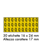 OCMEI SRL OCM6CR2600-Q-GN FOGLIO LETT.-NUM. MM 175X80 (CF.10)