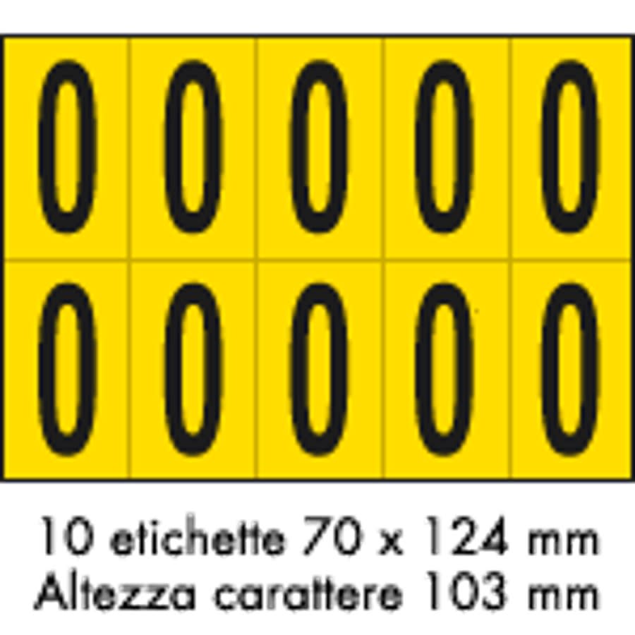 OCMEI SRL - OCM6CR2601-0-GN FOGLIO LETT.-NUM. 350X250MM CF.10