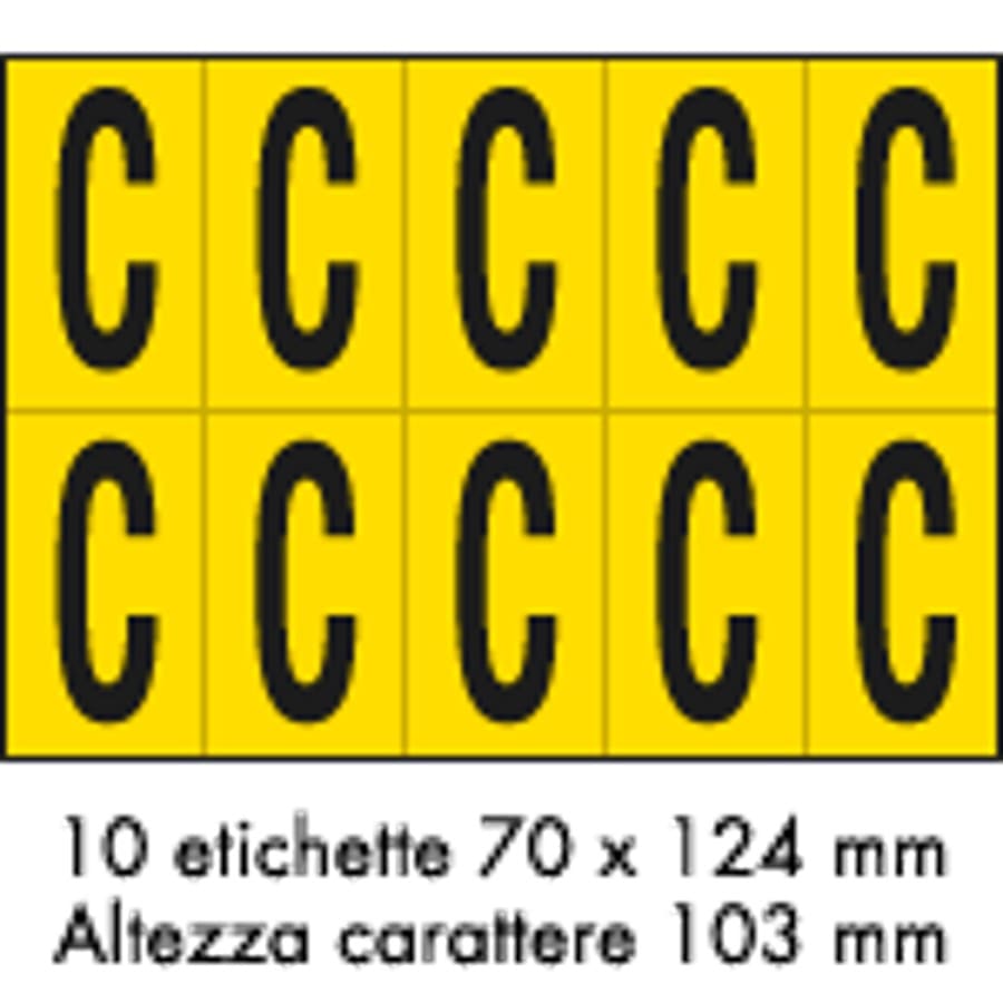 OCMEI SRL - OCM6CR2601-C-GN FOGLIO LETT.-NUM. 350X250MM CF.10