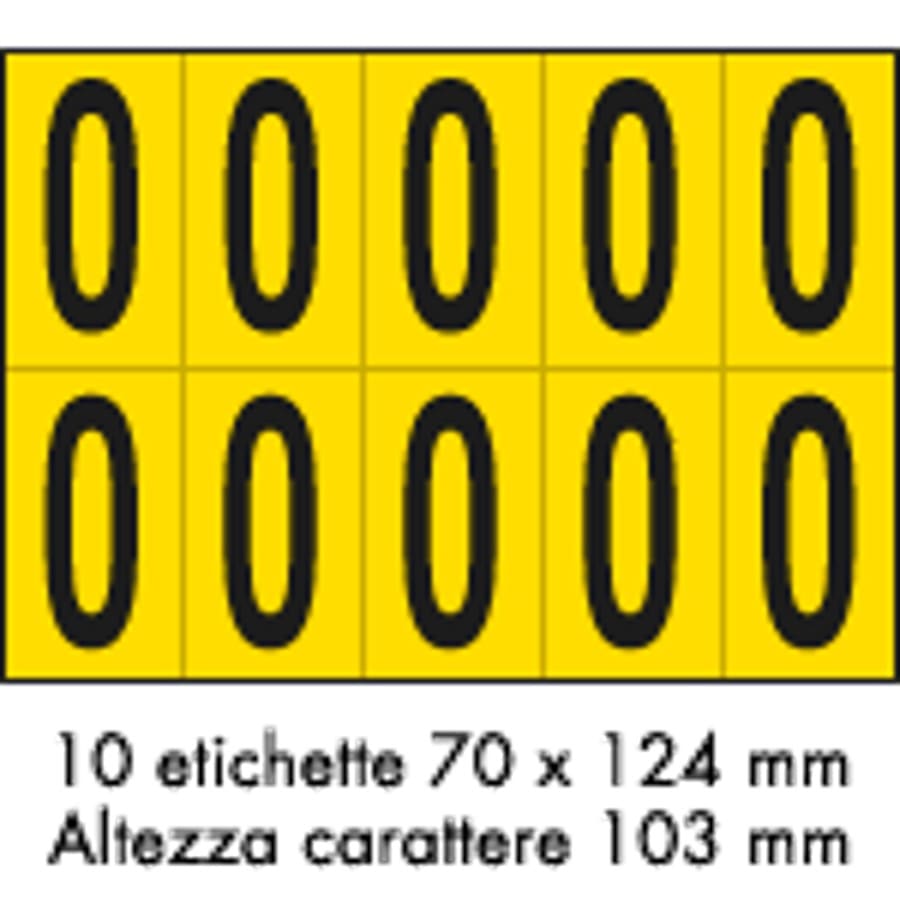 OCMEI SRL - OCM6CR2601-O-GN FOGLIO LETT.-NUM. 350X250MM CF.10