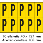 OCMEI SRL OCM6CR2601-P-GN FOGLIO LETT.-NUM. 350X250MM CF.10